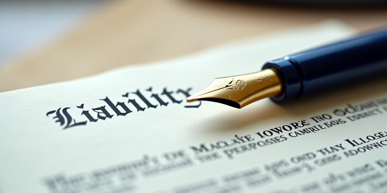 Close up of a fountain pen resting on a complex legal contract